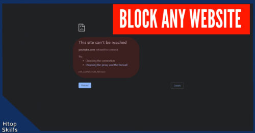 How to block internet access to any website on Windows - Htop Skills