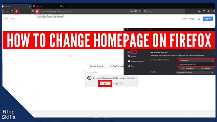 How To Change Homepage On Firefox - Htop Skills